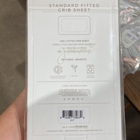 Fitted Crib Sheet - Picture 2 of 2